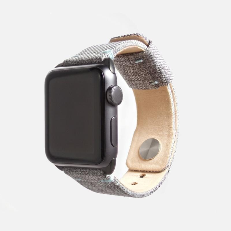 Apple Watch 帆布錶帶 - 灰