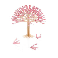 3D立體拼圖樺木明信片|擺飾|禮物-四季的樹 (11.5cm)