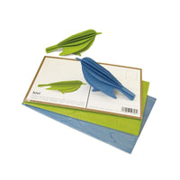 3D立體拼圖樺木明信片|擺飾|禮物 - 幸福鳥(12cm/明信片包裝)