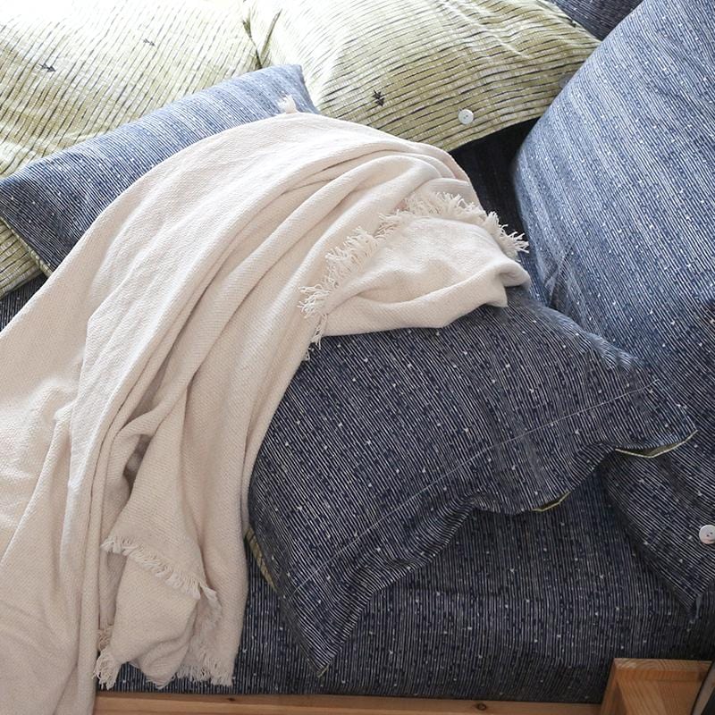 高織緹花織光棉兩用被床包組-雙人特大7尺 (四款可選)