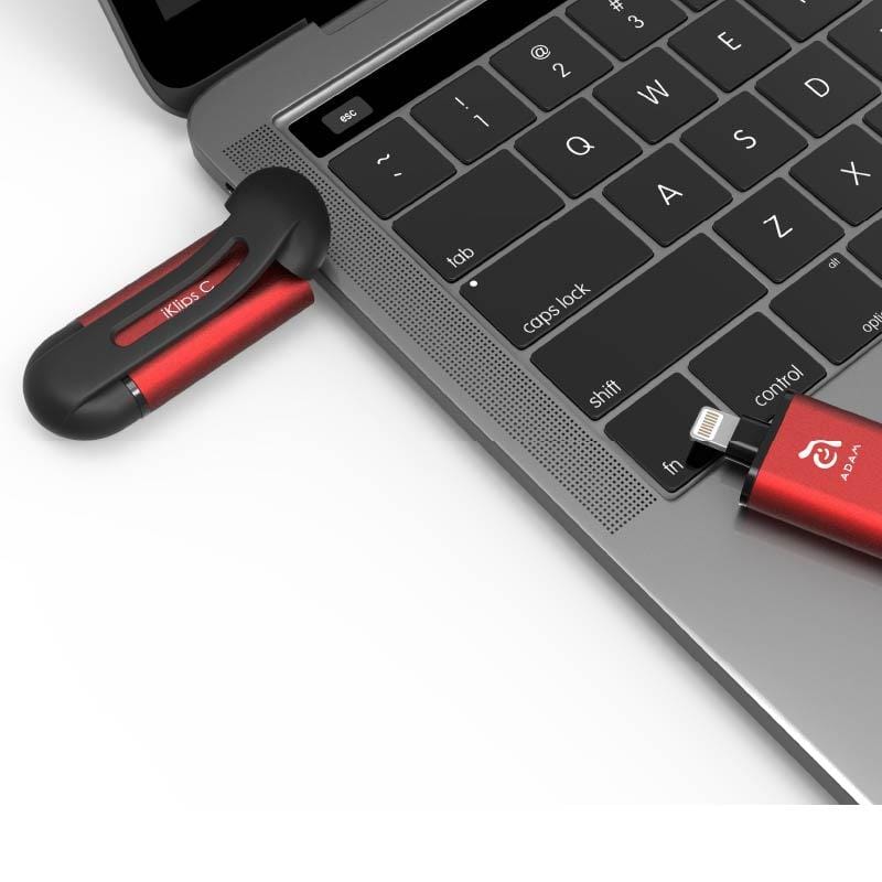 iKlips C Lightning/USB-C iPhone 雙向智慧隨身碟 128GB