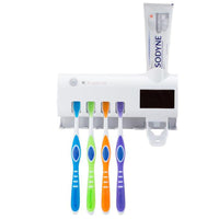 第二代LED紫外線牙刷架LZ-3+贈品(CREADYS多功能洗手液盒)