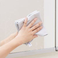 日製水過無痕洗手台/浴鏡專用除垢極細纖維清潔布-4條入