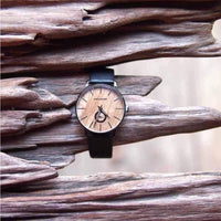 都會時尚原木手錶-淺色橄欖木節 40mm 兩色