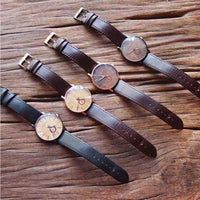 沉穩經典原木手錶 - 核桃木節 40mm 兩色