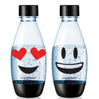 水滴水瓶500ml 2入(emoji)