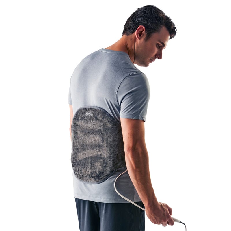美國 Sunbeam 腰背型熱敷墊醫證版 + 電熱披肩(XL加大款)-氣質灰