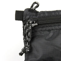 掛頸式背袋/遠足旅行包/輕便包(小) - 黑色