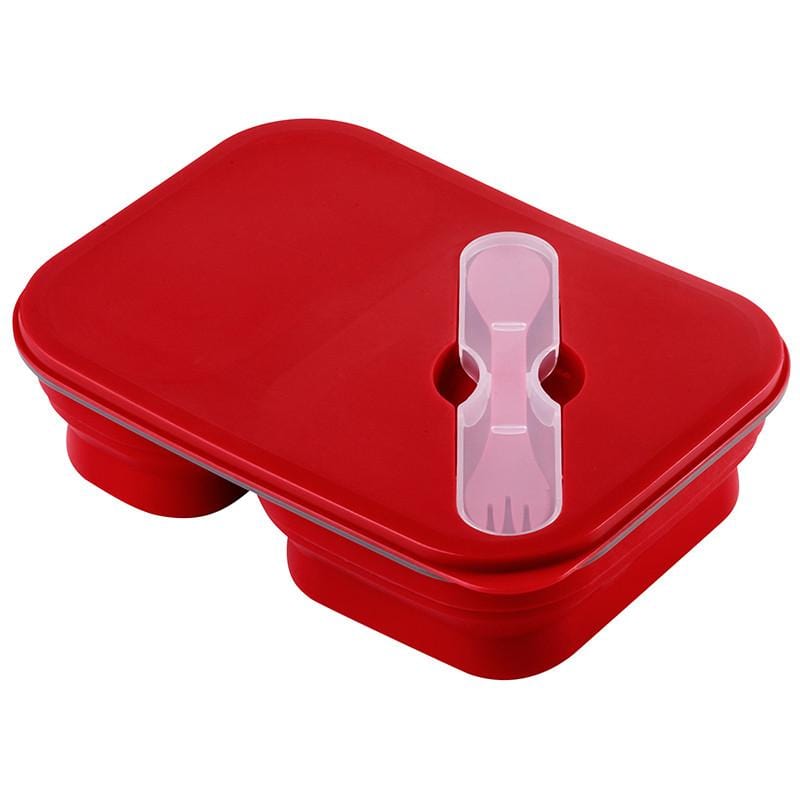 Lunch Boxes 折疊午餐盒 (大) - 紅色