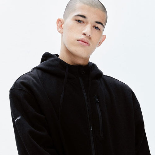 PILLOWDY 空氣頸枕連帽外套 黑 (贈蒸氣眼罩)