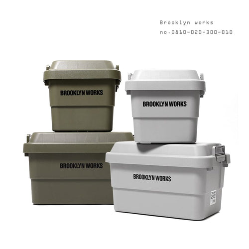 多功能耐重露營箱50L-深棕