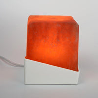 立方體LED玫瑰鹽晶燈(Nuptse/白)