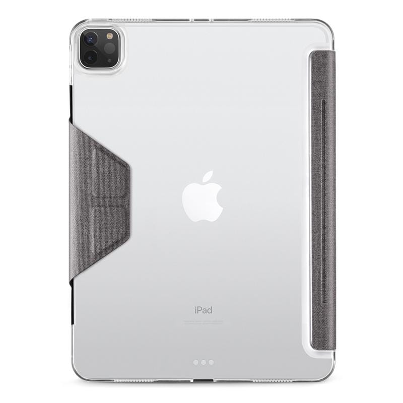 JTLEGEND iPad Pro 2021 Amos 11吋 相機快取多角度折疊布紋皮套(無筆槽)