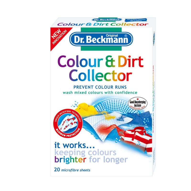 貝克曼博士衣物護色組－超潔淨護色魔布20片*2 + 染色還原劑