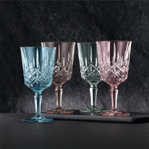 貴族復古系列-雞尾酒杯2入-任選(棕灰色/玫瑰/水藍/薄荷)