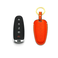 皮革鑰匙套 -FORD、LINCOLN5鍵式(共6色)