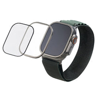Apple Watch Ultra (CNC鏡面) 藍寶石金屬框手錶保護貼