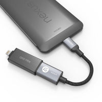 CASA F13 USB Type-C 公 對 USB 3.0 母座 轉接器 灰