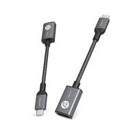 CASA F13 USB Type-C 公 對 USB 3.0 母座 轉接器 灰