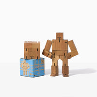 Cubebot Gift Set 變形方塊原木機器人 - 小型款