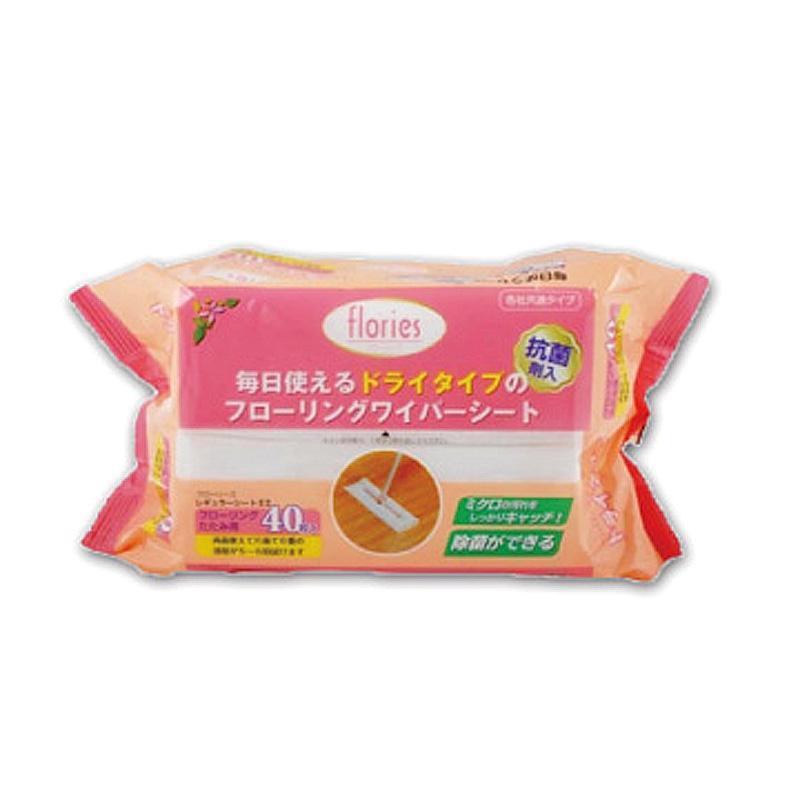 日本梯形除菌拖把+水拭布(2入)+方便手刷 +伏落利水式除菌紙(40入)