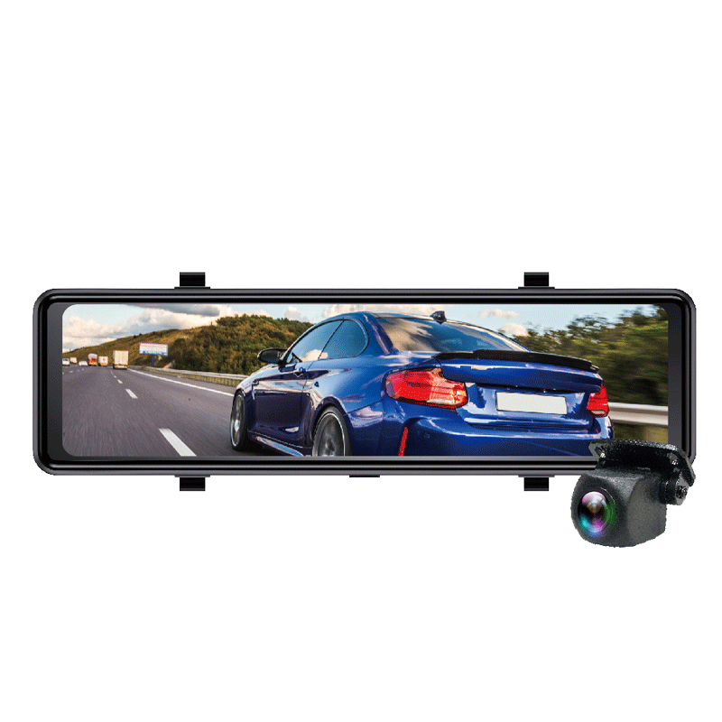 CA11 全螢幕11吋觸控真實1080P後視鏡雙鏡頭行車記錄器