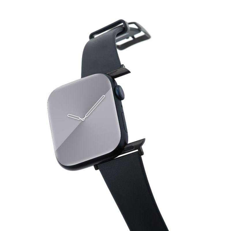 minio 官方授權認證防水矽膠悠遊卡錶帶 Apple Watch專用 - 午夜黑