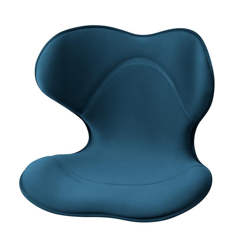 Style SMART 美姿調整椅-輕奢款(藍) + Recovery Pole 3D身形舒展棒 + 環保運動瑜珈墊