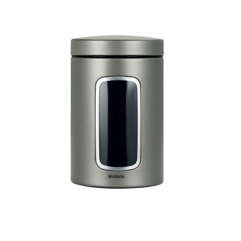 視窗食物儲存罐(1.4L)-煤灰褐