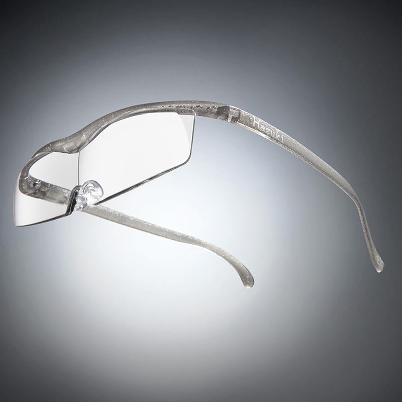 葉月透明眼鏡式放大鏡1.85倍標準鏡片(亮紅/銀灰)
