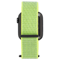 Apple Watch 5代通用 38-40mm 尼龍運動型舒適錶帶 - 霓虹綠