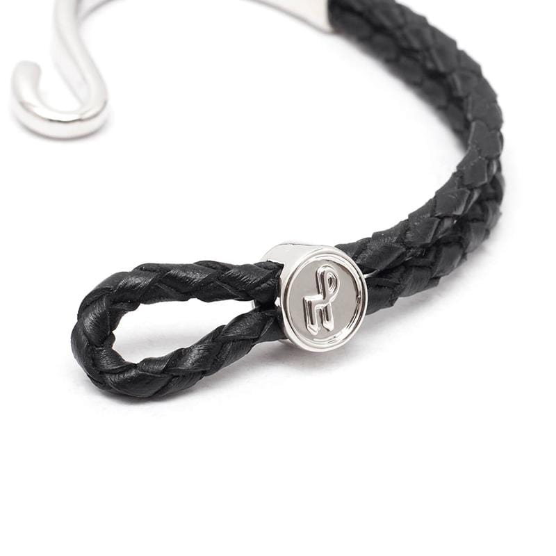 Braided Leather Cord Bracelet 勾扣編織手環 - 共兩款