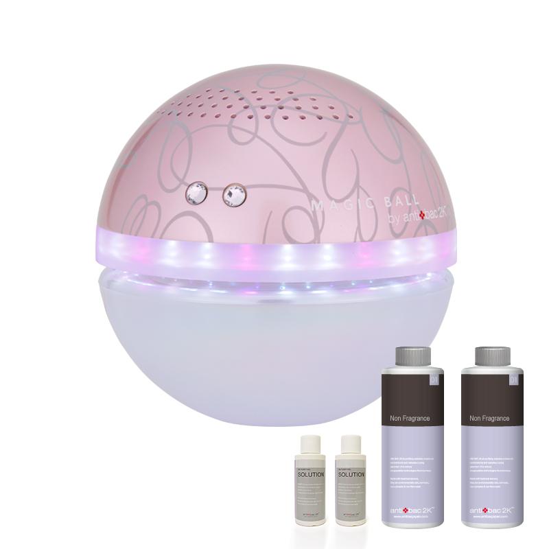 日本antibac2K空氣洗淨機Magic Ball彩繪版 + 淨化液50ml*2	 + 淨化液300ml*2
