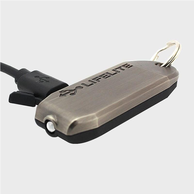 獨家優惠組合：英國多功能USB充電迷你手電筒 + 隨身放大鏡鑰匙圈(TU288+TU234)