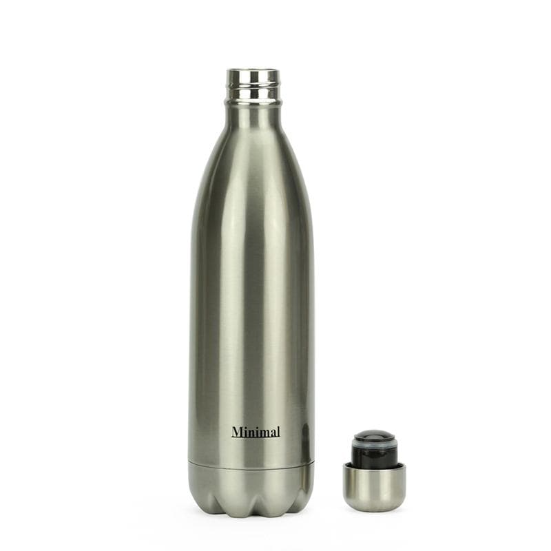 不鏽鋼真空保溫/保冰水瓶 1000ml - 3色