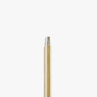 MECHANICAL 按壓式質感黃銅鋼珠筆 (附底座) - 金