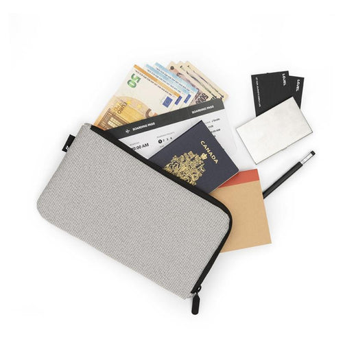 Travel Wallet 護照夾 灰色/ 黑色