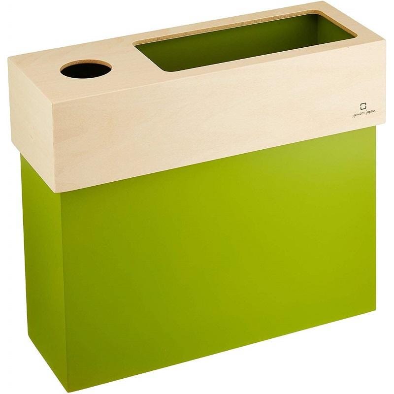 DUST＆TISSUE 日本純手工木製多功能面紙盒式小型垃圾桶(矮)