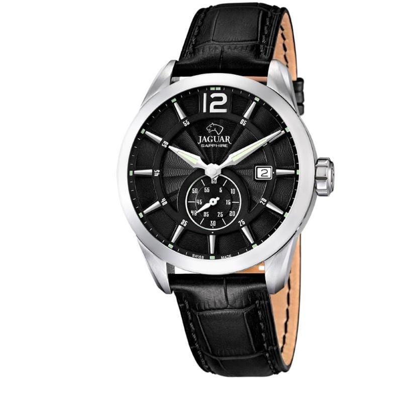 Acamar小三針時計腕錶  (黑)  J663 /4