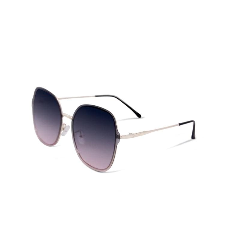 奎爾公園的流線色彩童話│輕時尚漸層仲夏漸層藍粉果凍透視金屬鏡框設計太陽眼鏡