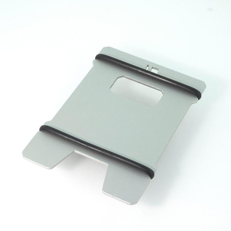 A1 單片鋁製卡夾 - 透銀