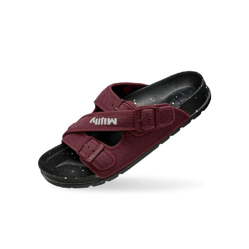 【獨家組合】 AIR 大氣涼拖鞋 微醺酒紅+白鞋救星隨身瓶