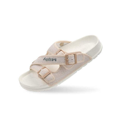 【獨家組合】 AIR 大氣涼拖鞋 大地米棕+白鞋救星隨身瓶