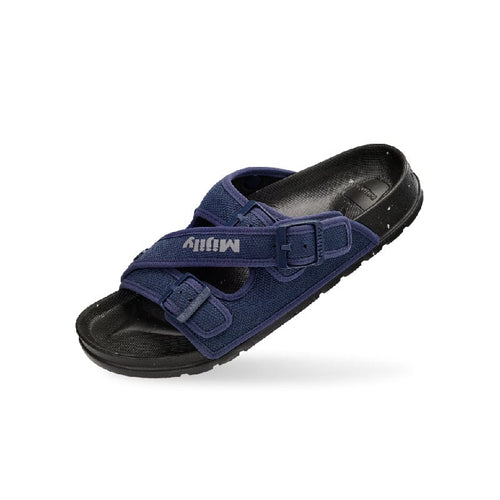 【獨家組合】 AIR 大氣涼拖鞋 海水深藍+白鞋救星隨身瓶