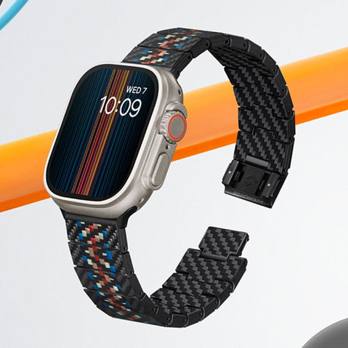 Apple Watch 極度輕巧碳纖維錶帶（浮織細紋款）