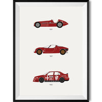 經典車款/賽車海報 - Alfa Romeo