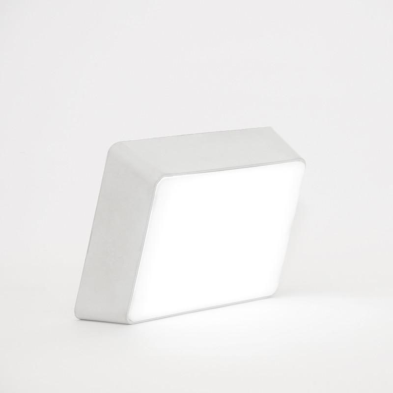 極簡、可攜、自動感應LED設計精品磚塊燈 - 工業風淺灰