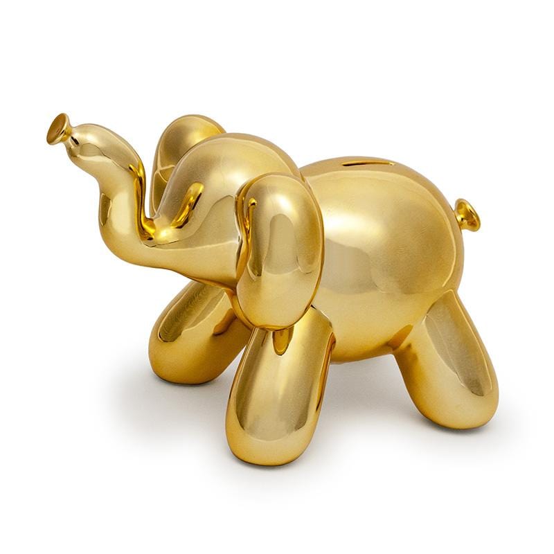 閃光大象存錢筒 - 金色