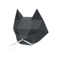 DIY 貓咪時鐘-黑