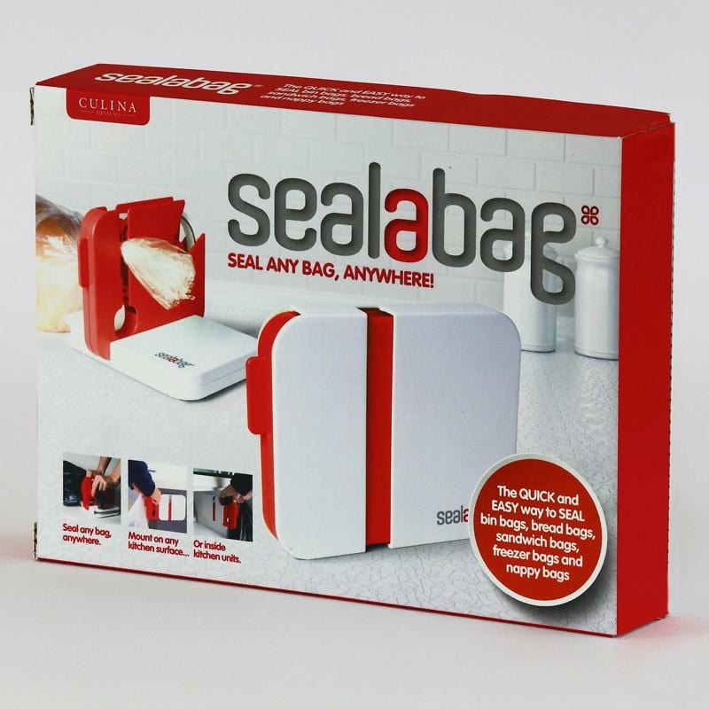 Sealabag 塑膠袋封口器 - 紅 (內含膠帶x1）
